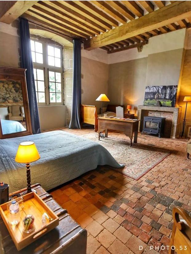 Chateau De Bourgon Montourtier Esterno foto